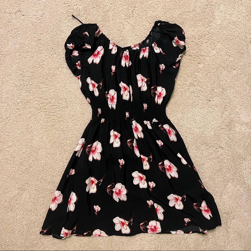 Black Floral Dress